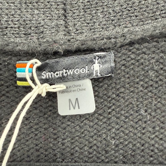 NWT Smartwool Womens‎ Cozy Lodge Sweater Duster Black Size M Gorpcore Basic - Picture 3 of 7